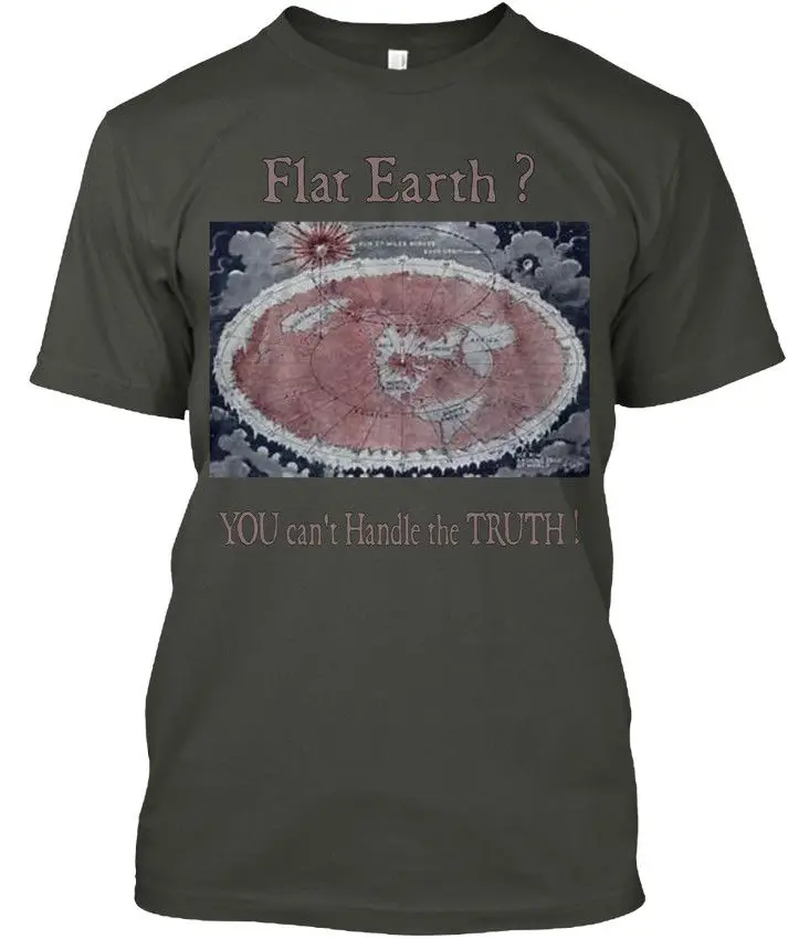 Плоской Земли Популярные Tagless футболка|t-shirt t-shirt|t-shirt teet h |