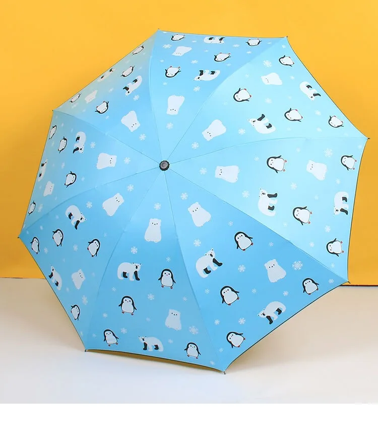 Новый дорожный портативный мужской зонт Мини Пингвин и зонтик Женский анти УФ