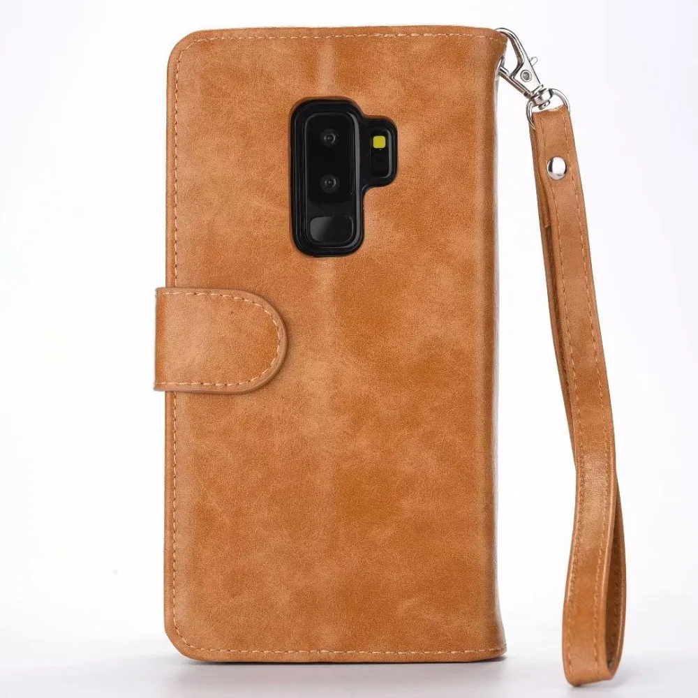 CBL 2 в 1 кошелек на молнии кожаный чехол для Samsung Note 9 8 S9 S8 S10 Plus телефона J3 J5 J7 A3 A5 2017