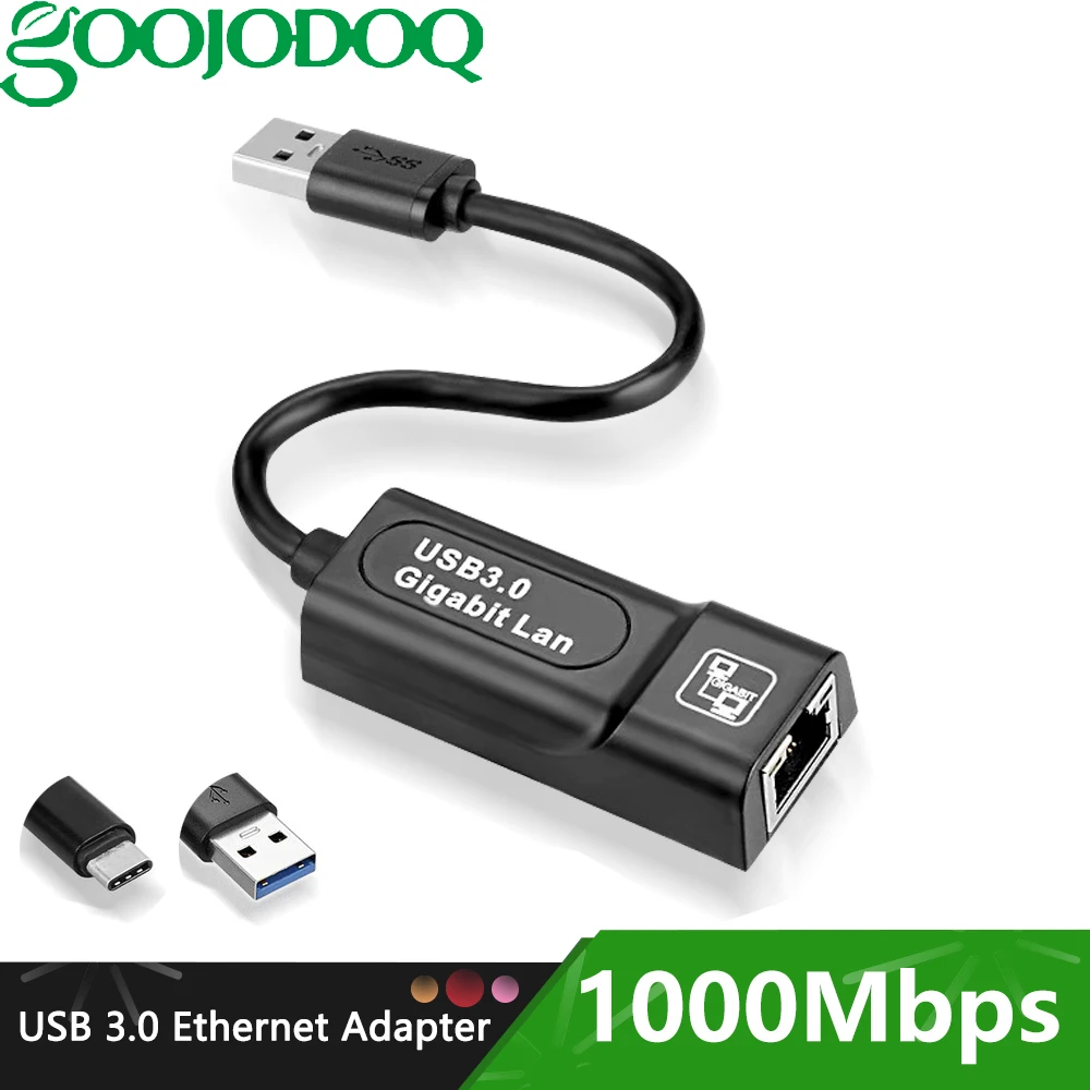 USB 2 0 3 Тип C Rj45 Lan Ethernet адаптер Сетевая карта к RJ45 для ПК Macbook Windows 10 ноутбука|Сетевые