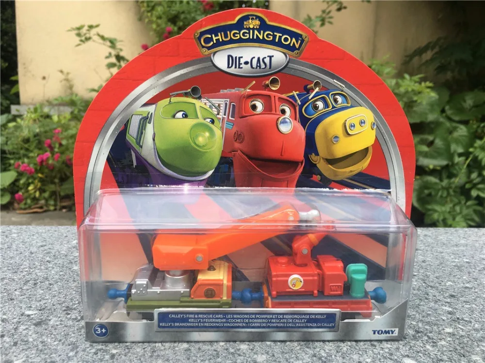Поезда Takara Tomy Chuggington металлический литой игрушечный автомобиль Calley's Fire &amp