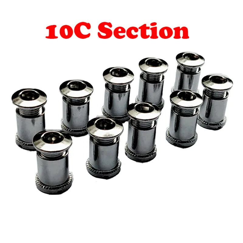 10PCS/LOT Bike Crankset Bolts Crank Chainring Screws Nuts Bicycle Parts Chainwheel | Спорт и развлечения