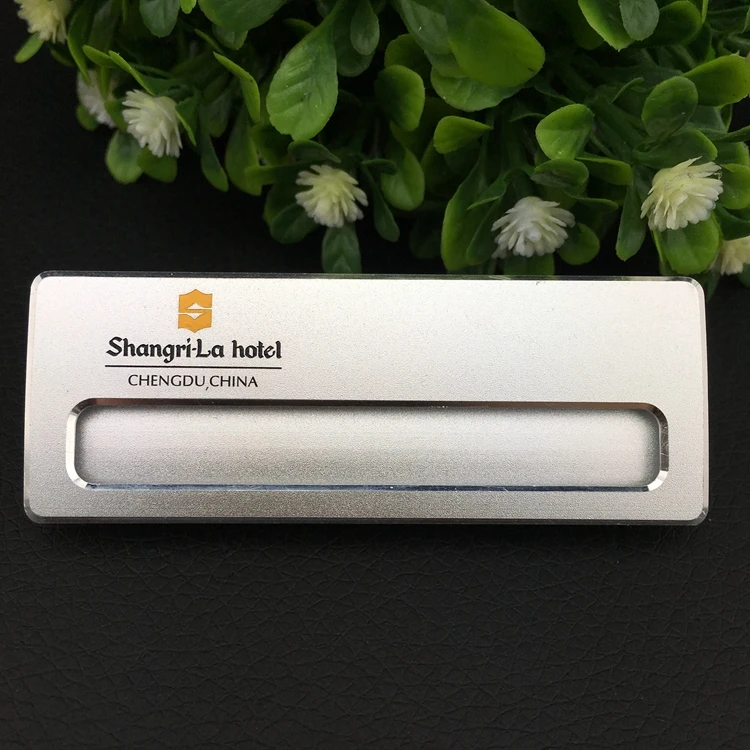 30 шт. многоразовые бейджи с гравировкой имени 70 х26 мм|name badge name tag|custom holdername tag holder |