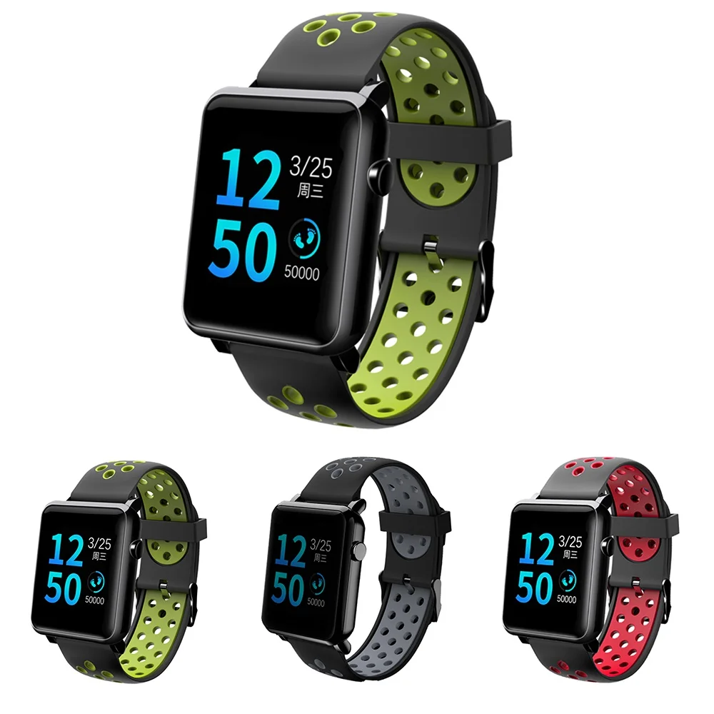 BINSSAW Smartband фитнес трекер браслет активности Смарт часы Цвет кислорода в крови ЖК