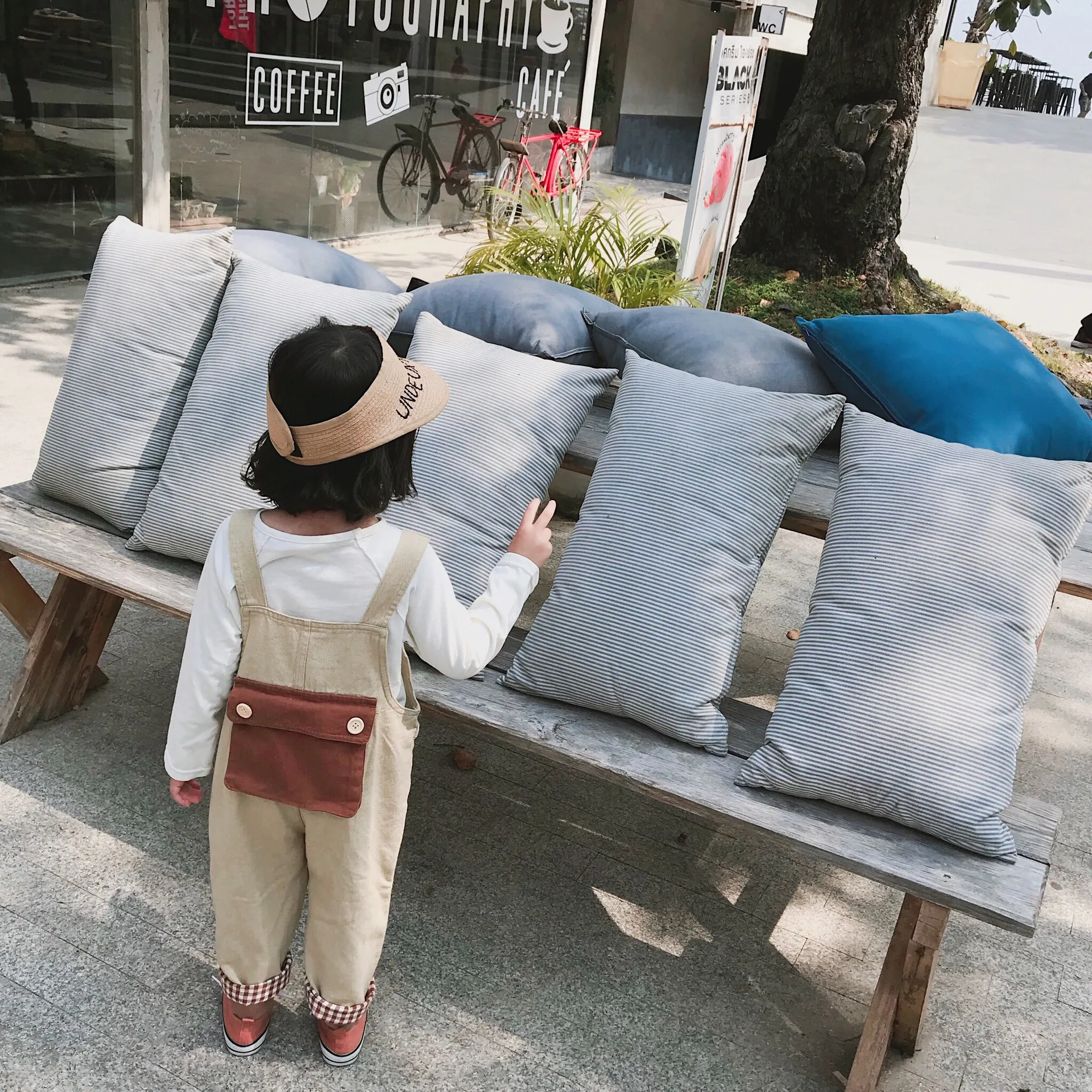 Весенние модные клетчатые брюки на подтяжках для мальчиков и девочек 2019 Детские