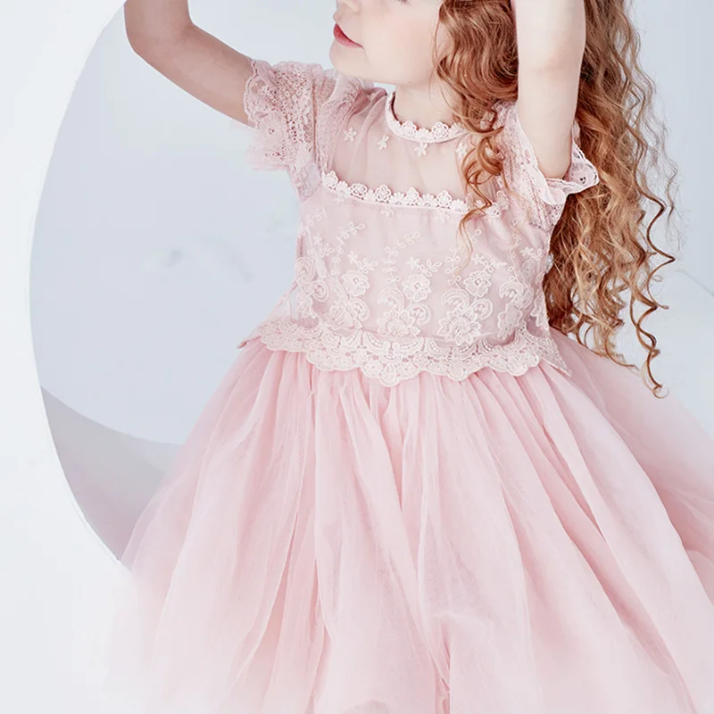 Летнее платье для девочек новинка 2019 иностранное маленьких детское модное