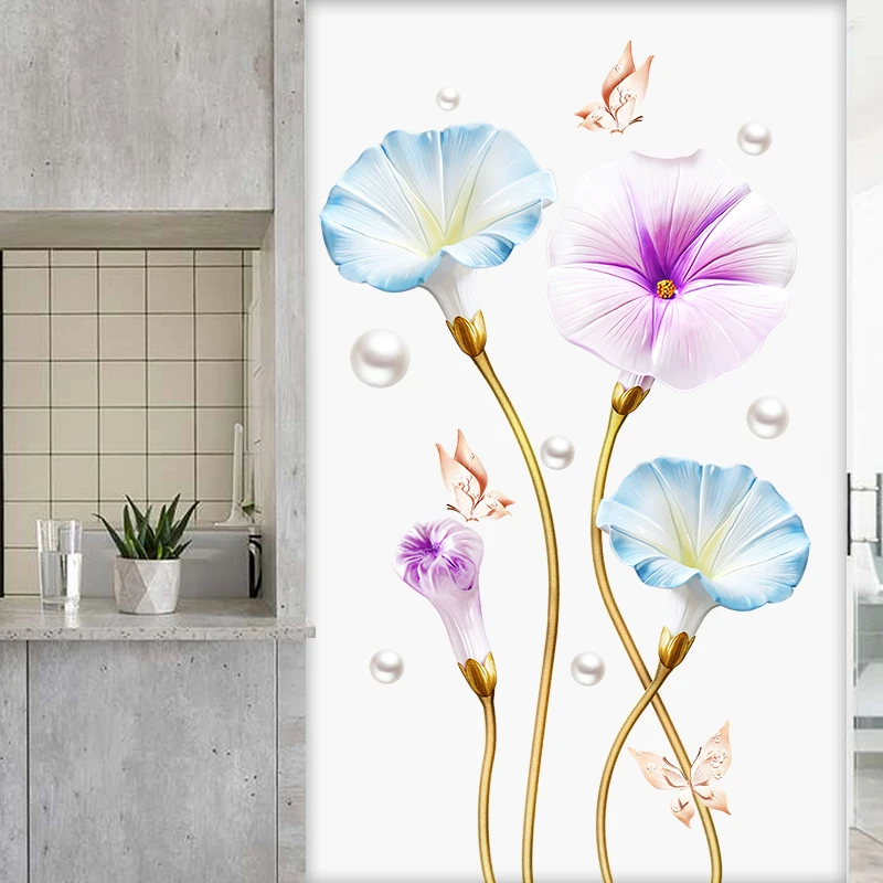Новинка Настенная Наклейка 5D наклейки HD с надписью morning glory DIY декоративная