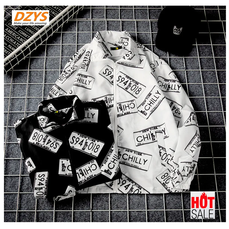 

2019 Spring and Summer new men's leisure loose travel vertical collar jacket trend Big code thin coat sunscreen Clothes