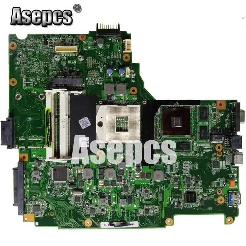 Asepcs N61JV материнская плата для ноутбука For Asus N61J тест оригинальная GT325M 1GB