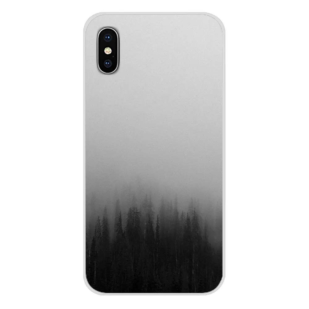 Прозрачный чехол из ТПУ для Huawei P8 9 Lite Nova 2i 3i GR3 Y6 Pro Y7 Y8 Y9 Prime 2017 2018 2019 горный туман