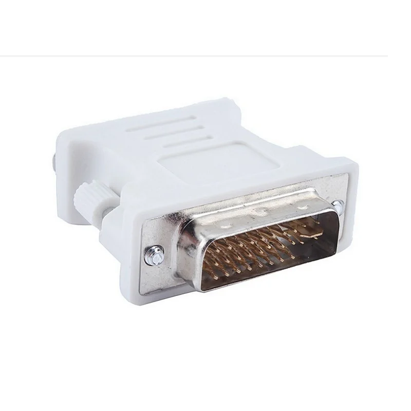 DVI I Мужской 24 + 5 булавки к VGA Женский D 1 видео конвертер адаптер разъем DVII для ТВ DVD