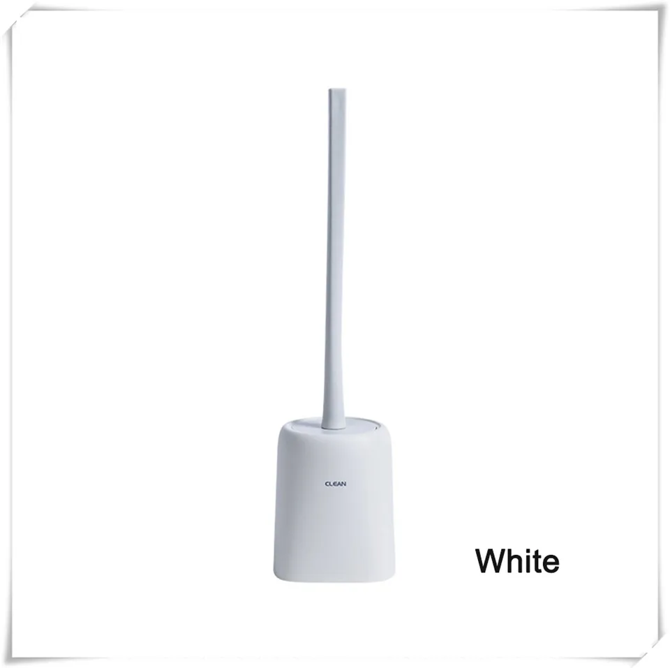 white Stand MSJO силиконовый держатель для туалетной щетки, чистящая подставка для ванной, белая, синяя, TPR щетка для унитаза, креативная, нордическая, Wc щетка, держатель, силикон - Цвет: white Stand