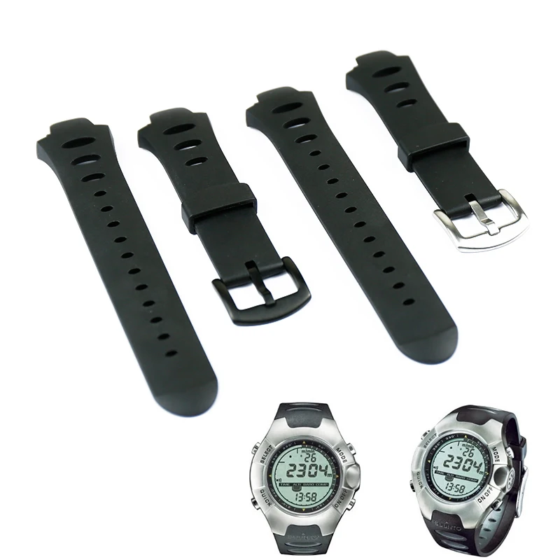 Аксессуары для часов мужской резиновый ремешок для Suunto Observator X6HRM спортивные Водонепроницаемые силиконовые женские часы на ремешке
