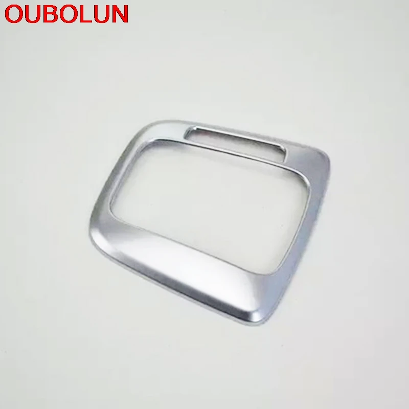 OUBOLUN ABS хромированный для скоростной космический переход Skoda 2013 Stick Рычаг переключения передач база литье 1 шт. стильные авточехлы