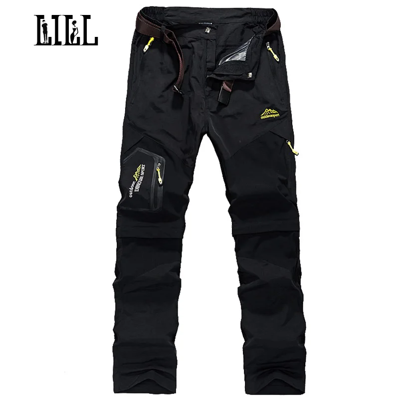 LILL | Съемные быстросохнущие мужские брюки карго 2017 летние тонкие короткие в стиле