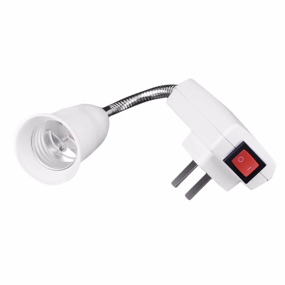 Practical E27 Lamp Bulbs Adapter Converter Flexible Extension Holder LED Light Bulb Base with Socket On/Off Switch 2017 Hot | Лампы и