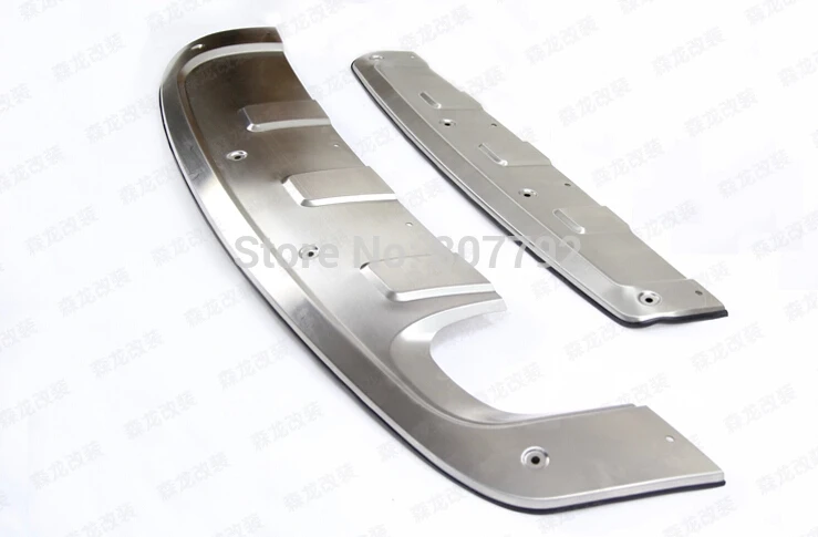 

Top Quality Stainless steel Front + Rear Bumper Protector Guard Skid Plate 2PCS For Volkswagen Vw Tiguan 2013 2014 2015