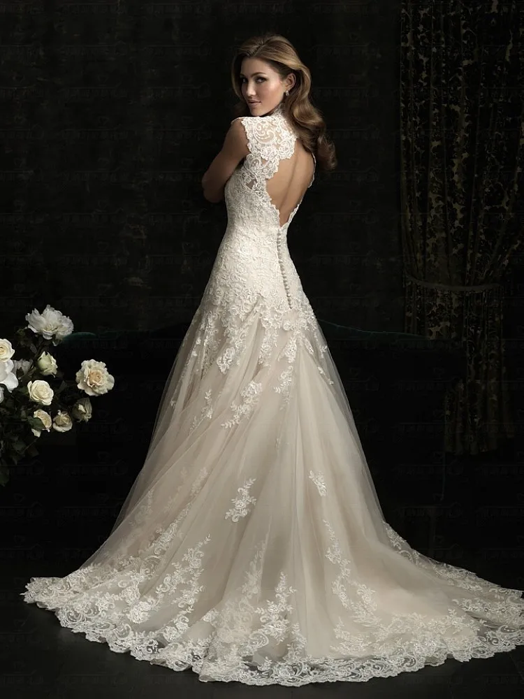 Hot Sale Princess Lace Beach Bohemian Wedding Dress 2015 Backless Up V Neck Plus Size Sleeveless Bridal Dresses Noivas|dress shirts with