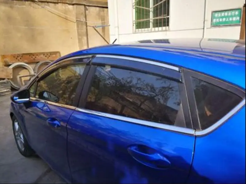 RKAC Custom fit 4 шт оконный козырек дефлектор защита от дождя для Ford Fiesta 5-дверный люк 2014