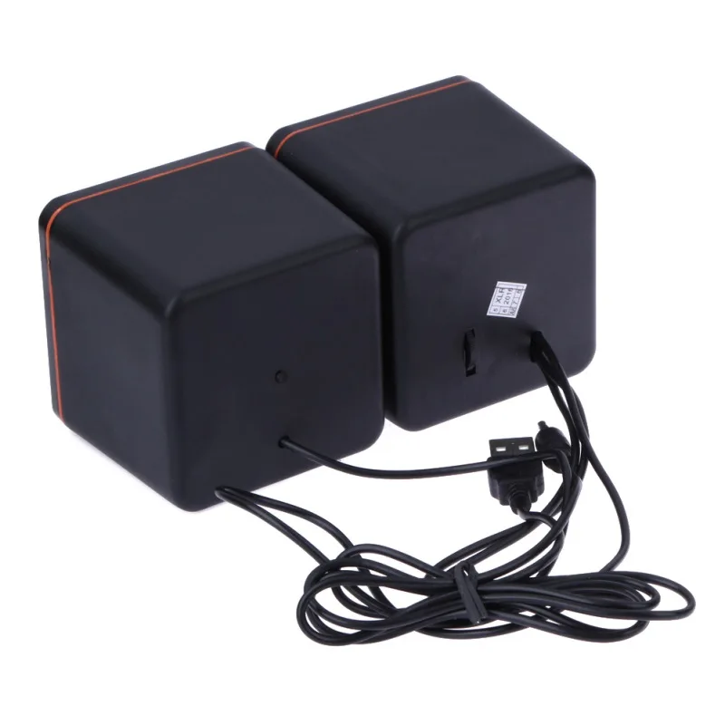 HAOBA USB 3,5 мм аудио адаптер для динамиков стерео динамик для мини комьютера сабвуфер для настольный ноутбук, для ноутбука планшета
