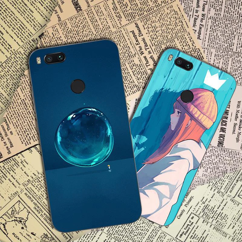 Для xiaomi Mi A1 чехол Модный милый мультяшный Мягкий силиконовый для miA1 телефона A 1