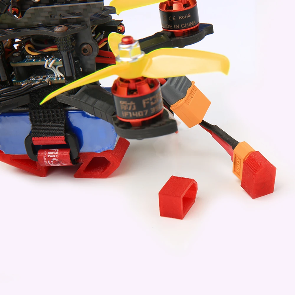 2 пары 3D печатных XT60 XT90 Свеча зажигания Пластик Защитная крышка для мальчиков и