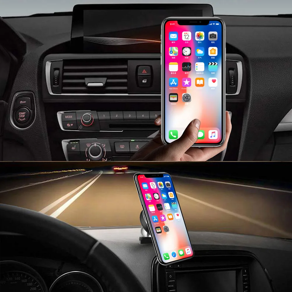 Магнитный держатель Qi Беспроводное зарядное устройство для iPhone 8 X XR XS для samsung s10/9/8/7 xiaomi Мобильный телефон быстрое зарядное устройство док-станция для зарядки pad