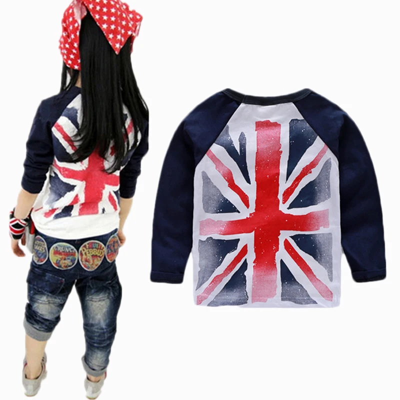 Футболка для мальчиков и девочек детская одежда из 100% хлопка весна 2019 с буквенным