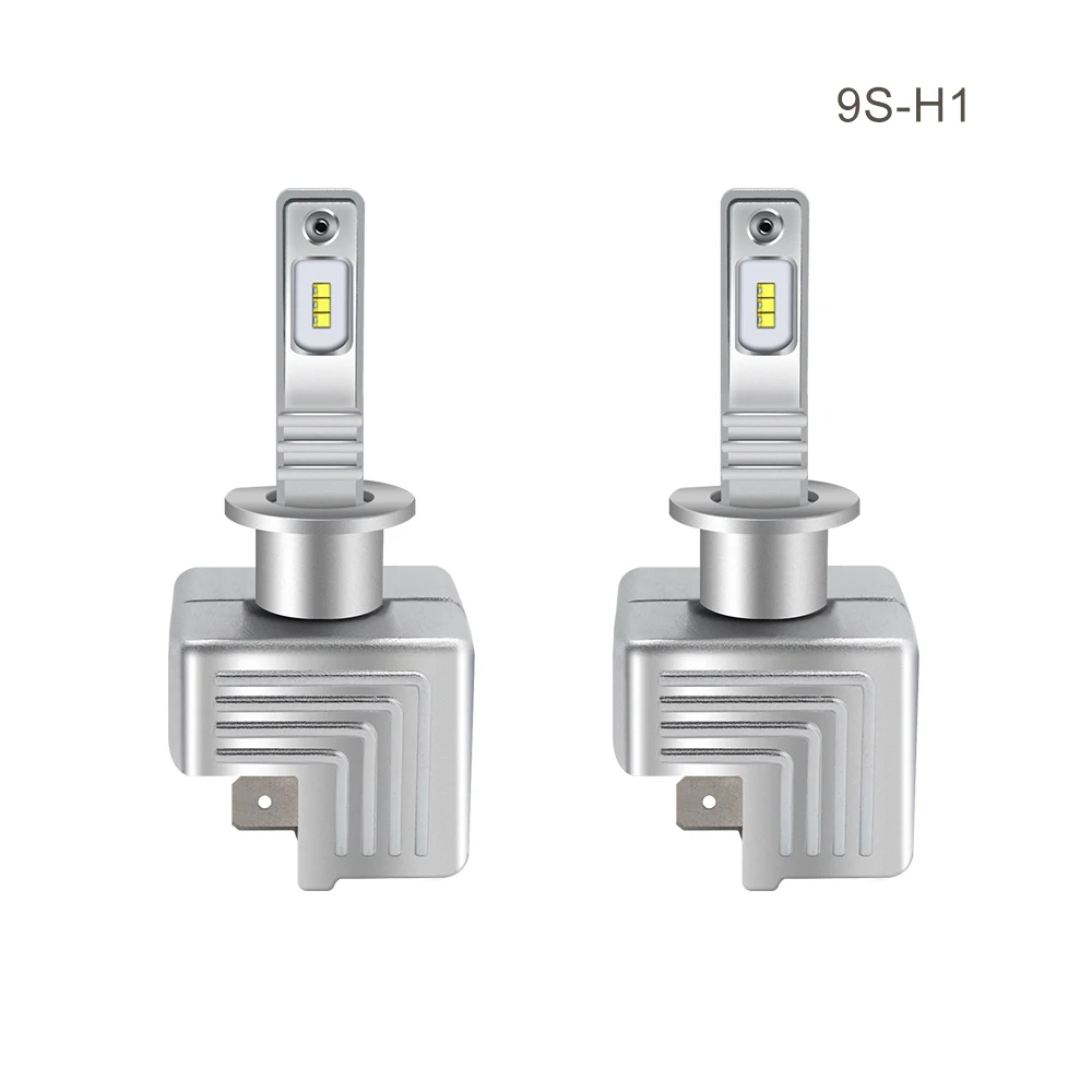 Светодиодные лампы EURS H4 Led H7 H11 H8 H9 для автомобильных фар без ошибок Canbus