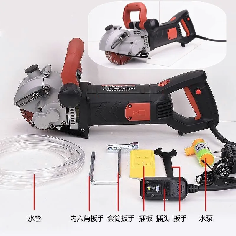 Multifunction Blade SizeMax-133MM Wall Groove Cutting Chaser Machine For Brick/ Granite Marble/Concrete With high Quality | Инструменты