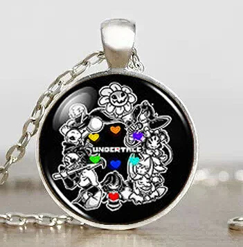 Фанаты Undertale игровая женская подвеска из латуни и стали ювелирные изделия в стиле