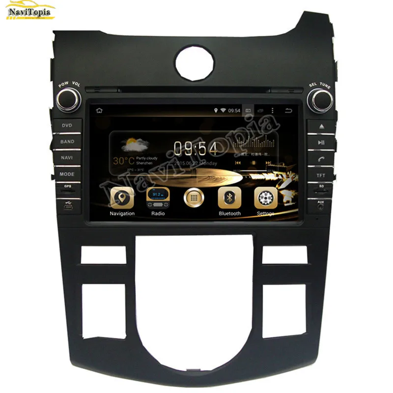 NAVITOPIA 4 Гб ОЗУ 32 ПЗУ Восьмиядерный Android 9 0 автомобильный DVD GPS навигатор для Kia Cerato