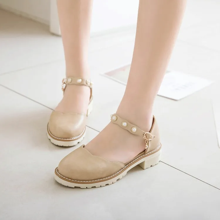 Сандалии женские на высоком каблуке босоножки с заклепками и пряжкой летняя