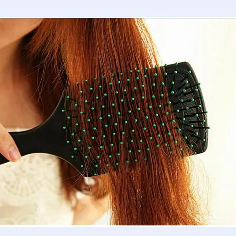 

Fast shipping 24CM air cushion head massager comb detangle hairbrush as hair styling tool for hairdressing in salon