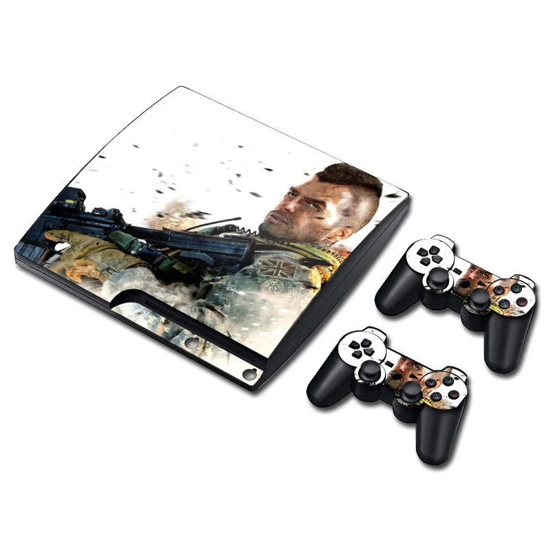 Дешевые и различный дизайн наклейки для тела наклейка для PS3 Slim консоли и аксессуары для игрового контроллера переводная картинка