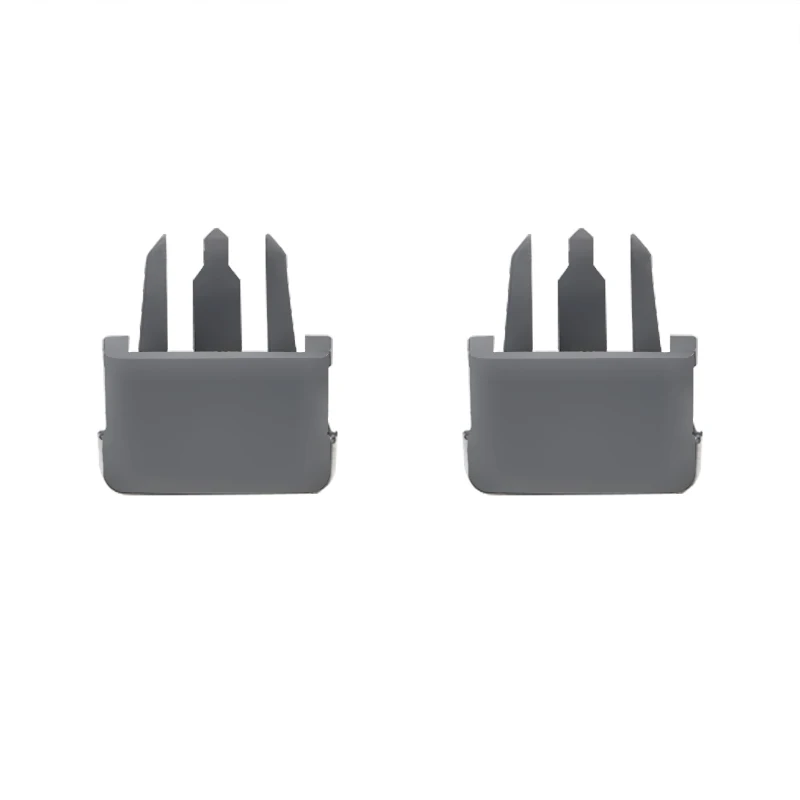 Gray 2pcs 1 компл., автомобильный Кондиционер, вентиляционное отверстие, Автомобильный Центр, Dash, A/C вентиляционные отверстия, весло, кондиционер, лист, клипса для Toyota Corolla, старый стиль, Sagitar - Название цвета: Gray 2pcs