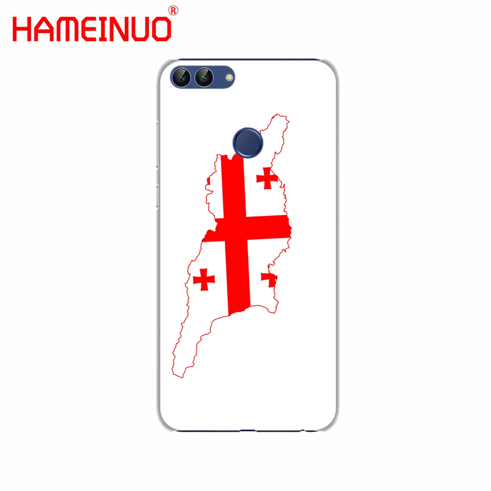 HAMEINUO Georgia Grunge Flag Cover phone Case for Huawei NOVA 2 2S 3e PLUS LITE P smart 2018 enjoy 7s mate 7 8 9 10 pro | Мобильные