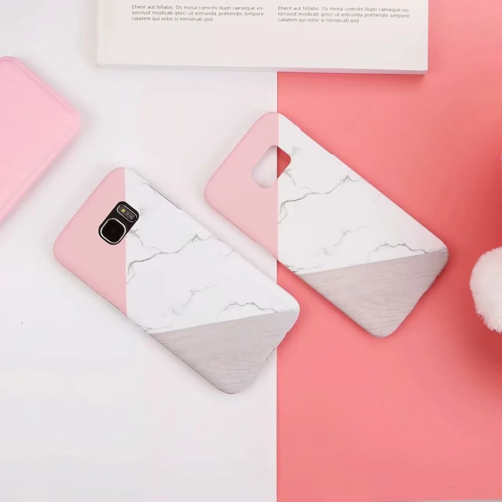 Японский Стиль Цвет Мрамор текстура мобильный чехол для iPhone X телефона лиса Apple 6/7