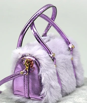 purple Высокое качество, изысканная дорожная сумка для кукол Blyth, лазерная пуховая ручная сумка для 1/6 BJD 1/4, аксессуары для кукол imda, исходящая сумка - Цвет: purple