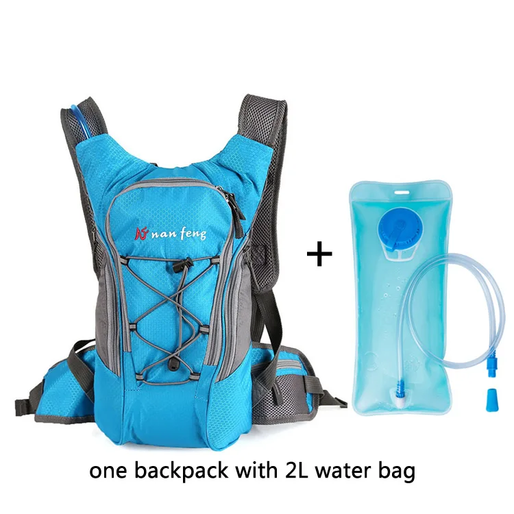 blue and water bag 10л велосипедный Рюкзак гидратация сумка, спортивные велосипедные рюкзаки для мужчин, для бега на открытом воздухе, для пешего туризма, MTB велосипедный рюкзак, без сумки для мочевого пузыря - Цвет: blue and water bag