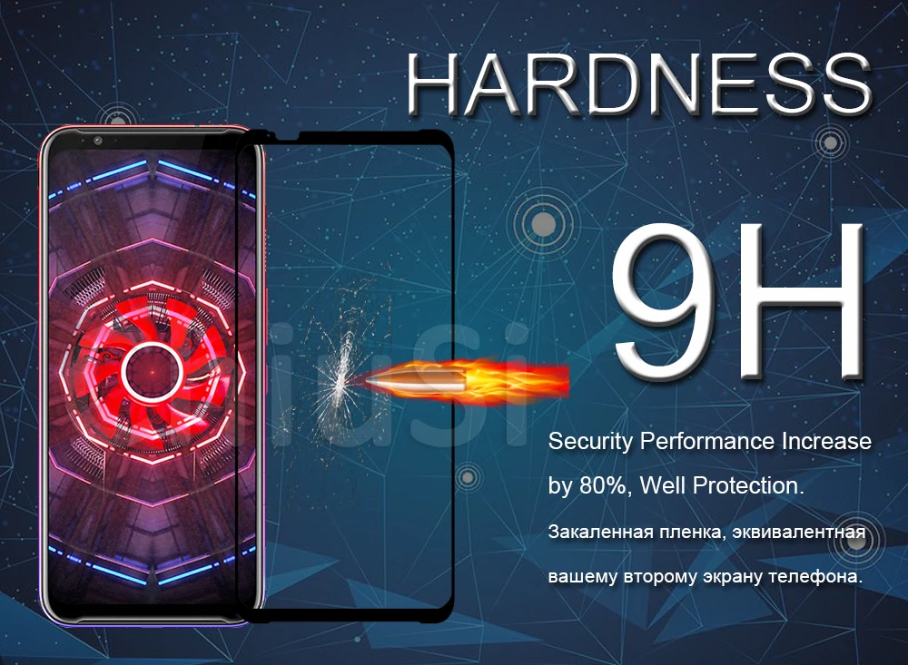 Полное покрытие Защитные пленки для zte Nubia Red Magic 3 Защитная пленка из закаленного стекла