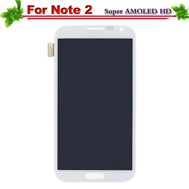 Протестировано для samsung Galaxy Note 2 ЖК-дисплей Дисплей N7105 Сенсорный экран планшета