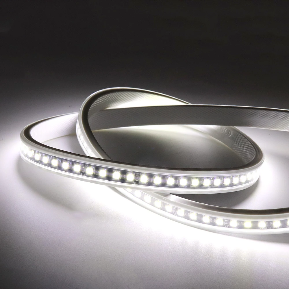 

LED Strip 220V Black FPC Led Ribbon 120Leds/M Waterproof Tube Flexible Ledstrip 220 v Tape Lamp Outdoor Stripe Light 4040 1-40m