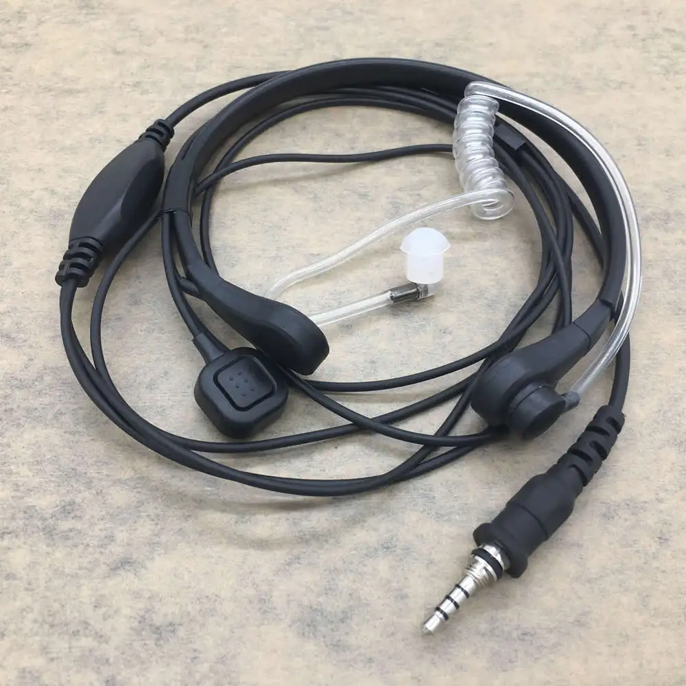 

OPPXUN Headset With Big PTT Button For Yaesu Radio VX7R VX6R VX120 VX127 VX170 VX177 VX6E VX7E Walkie Talkie Earpiece