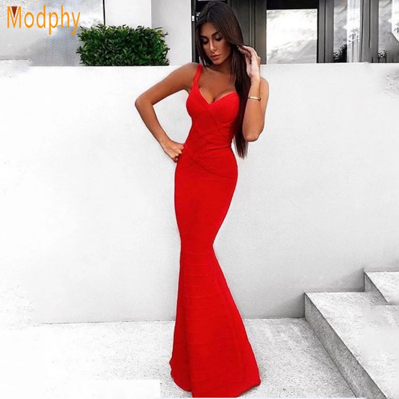 Modphy Лето Для женщин 2018 красные черные без рукавов ремень V образным вырезом