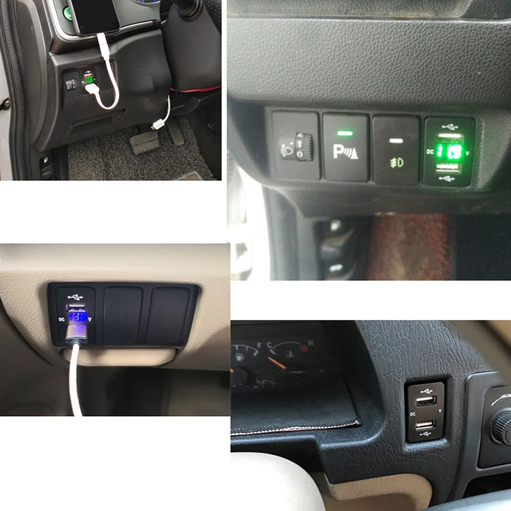Автомобильное зарядное устройство с двумя USB-портами 5 В 4 2 А автомобильный