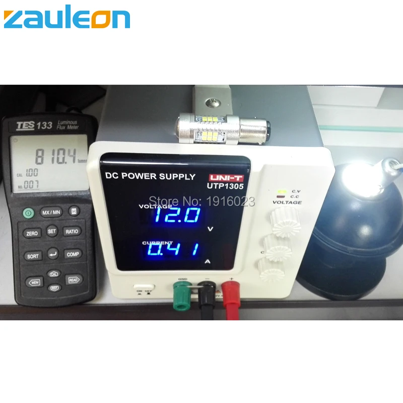 Zauleon 2 шт. S25 1156 1157 BAY15D BA15S Белый 810 люменов DRL светодиодный задний свет тормозные Strop