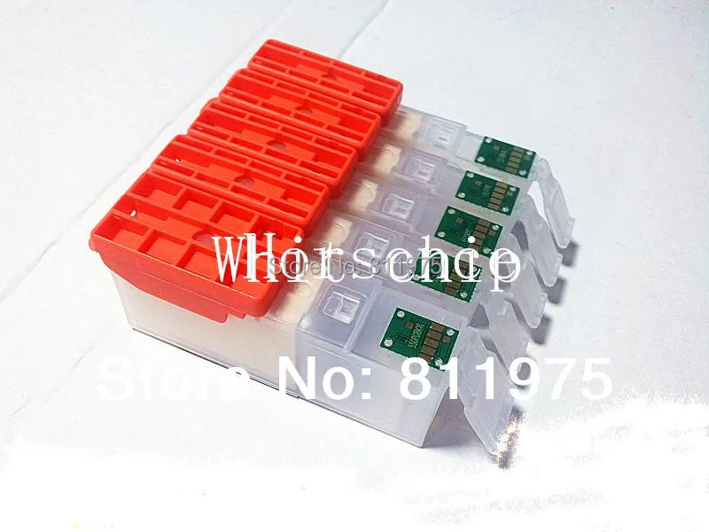 Многоразовый картридж для принтера CANON PIXMA MG5450 MG5550 MG6450 Ip7250 MX925 MX725 IX6850 5 цветов
