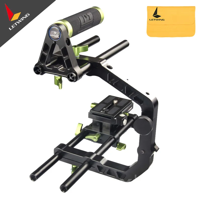 Держатель для цифровой зеркальной камеры LanParte ручка с 15 мм стержнями системы