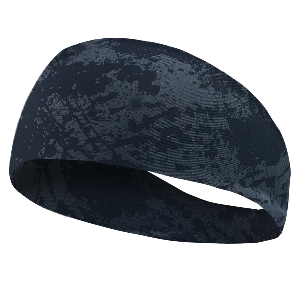 TD002-Black Открытый Спортивная Повязка для головы анти-пот дышащий теннис фитнес Напульсник для бега мужчины женщины тренировки бандаж быстросохнущая повязка на голову - Цвет: TD002-Black